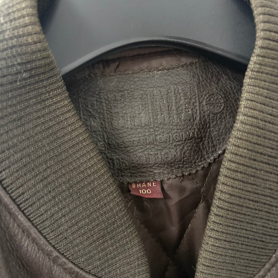 Shane 90s 소가죽 엠브로이더리 봄버 자켓 상품이미지7