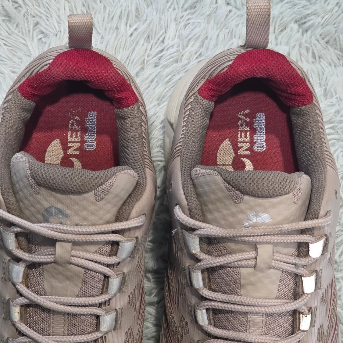 7q-26:네파 ALIFE 러닝화 베이지 레드 (250mm) 상품이미지6