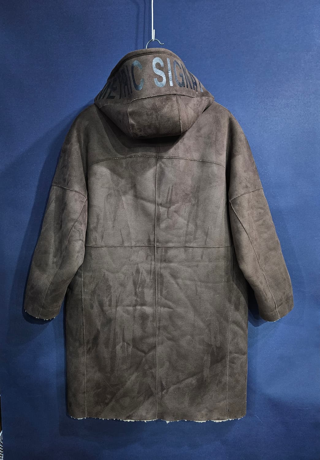 라이프워크 브라운컬러 남성 오버핏 105 양면 롱무스탕  상품이미지2