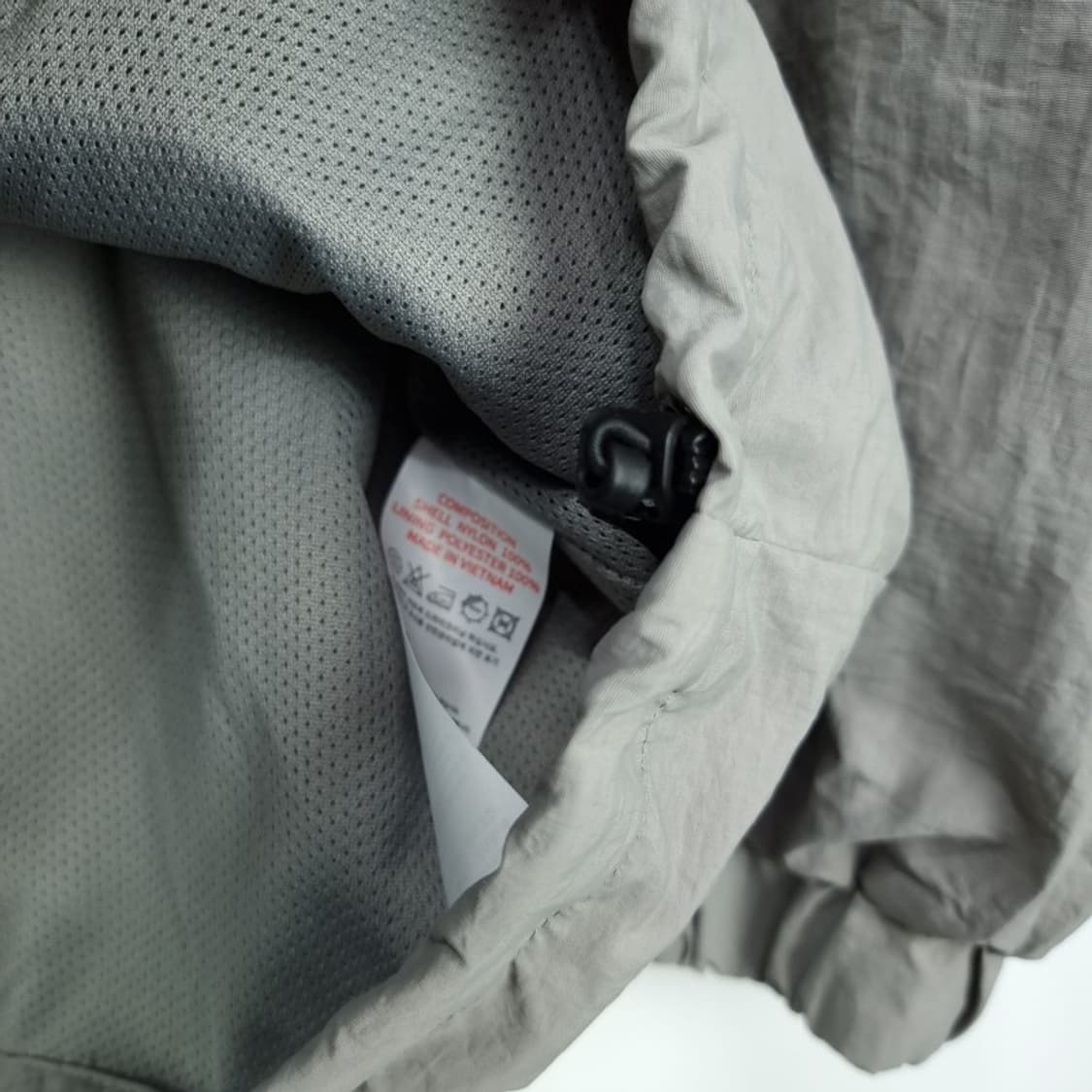 [트래블] 오버시이즈 후드 바람막이 자켓 그레이 M18275 상품이미지7