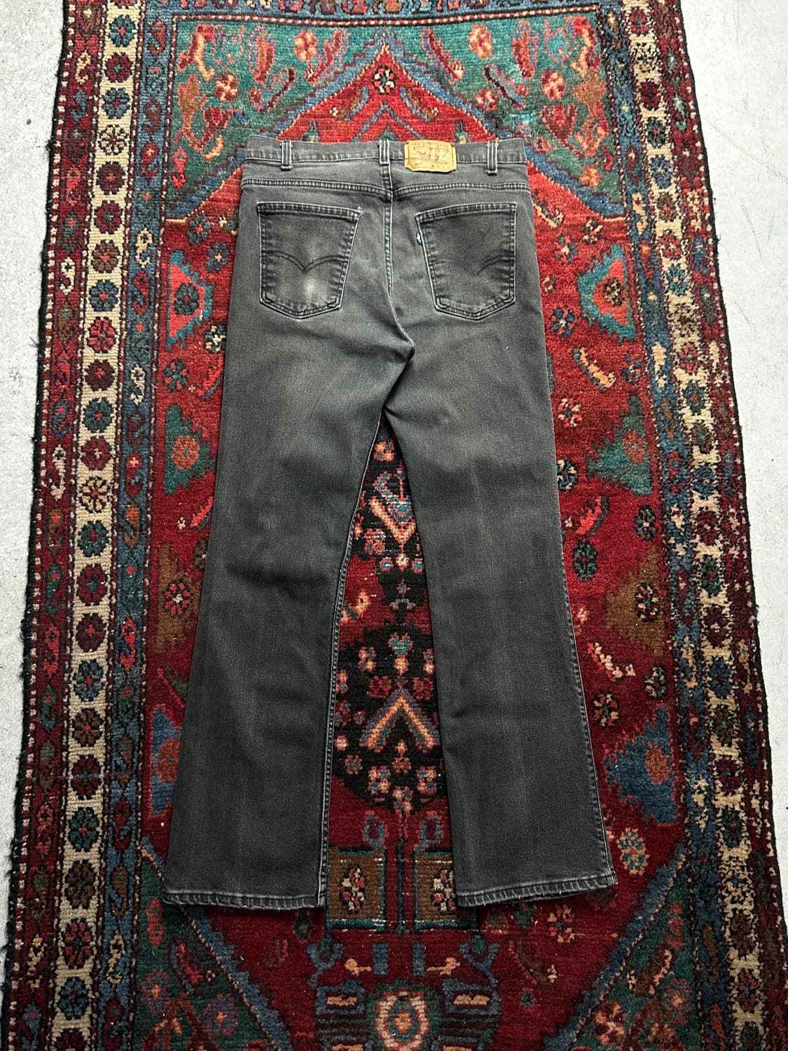 90's USA Made 빈티지 리바이스 517 블랙 블랙탭 상품이미지4