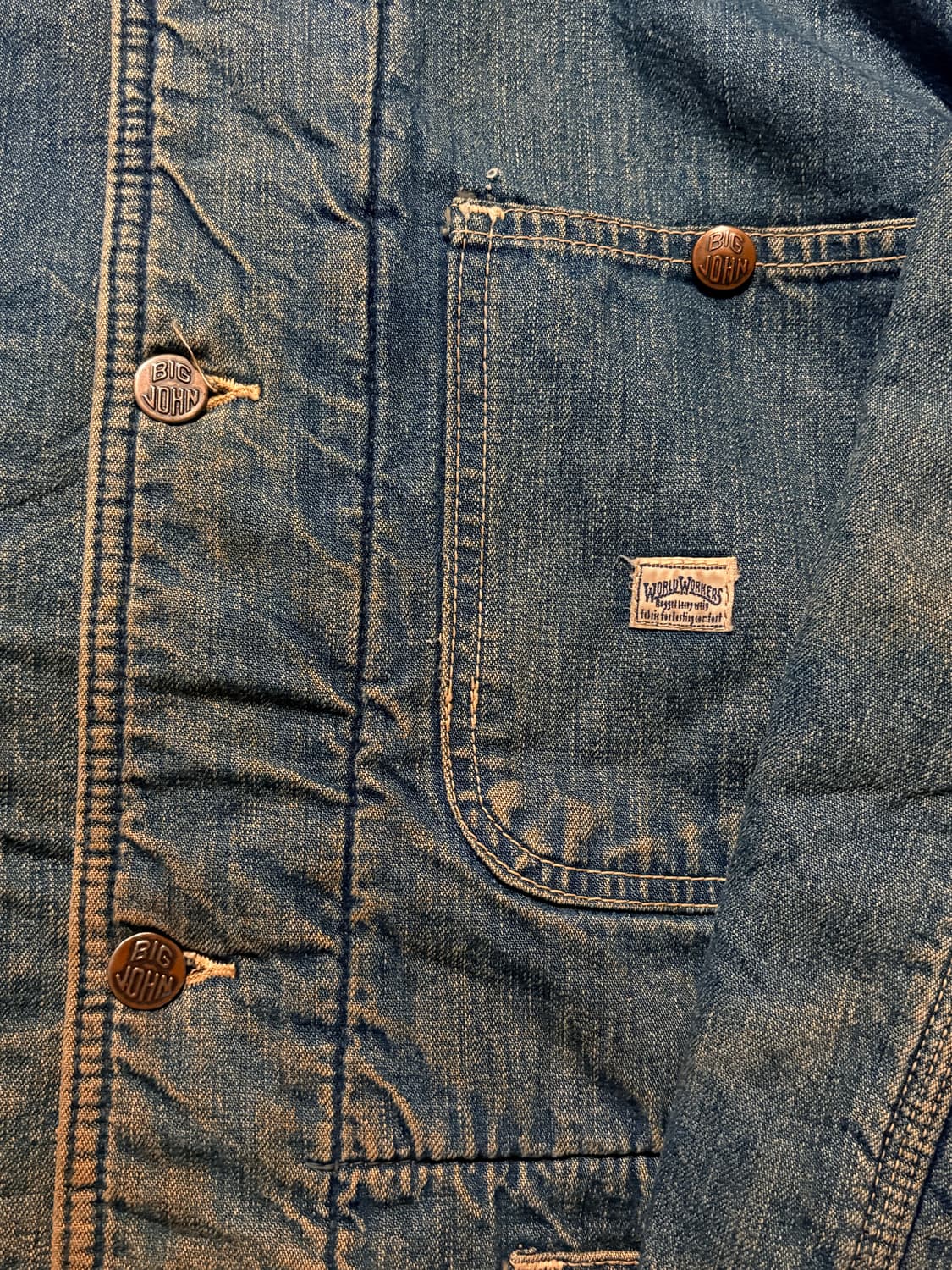 Big John world worker 데님 코트 상품이미지2