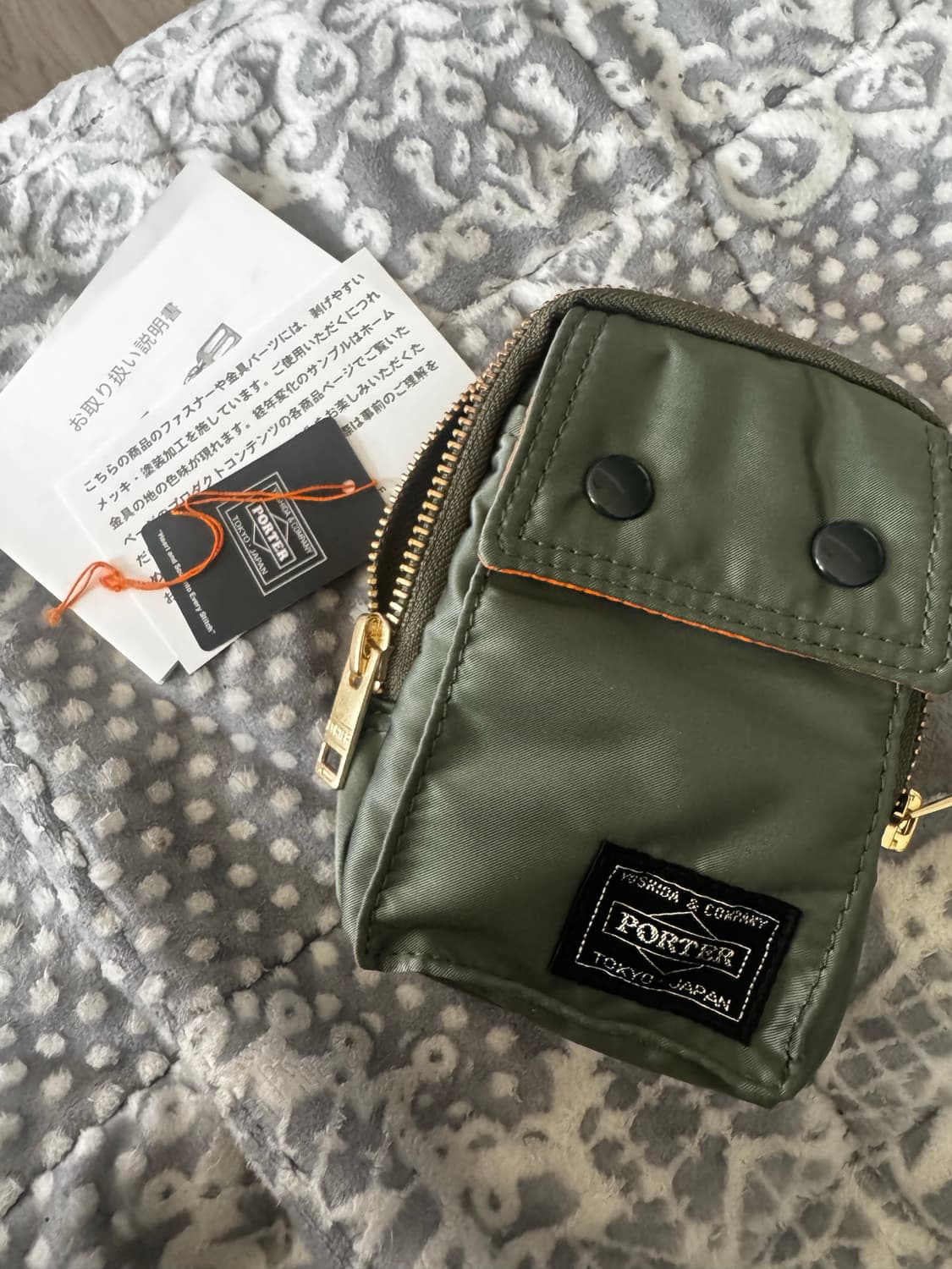 (새제품)포터 탱커 파우치 세이지그린 상품이미지1