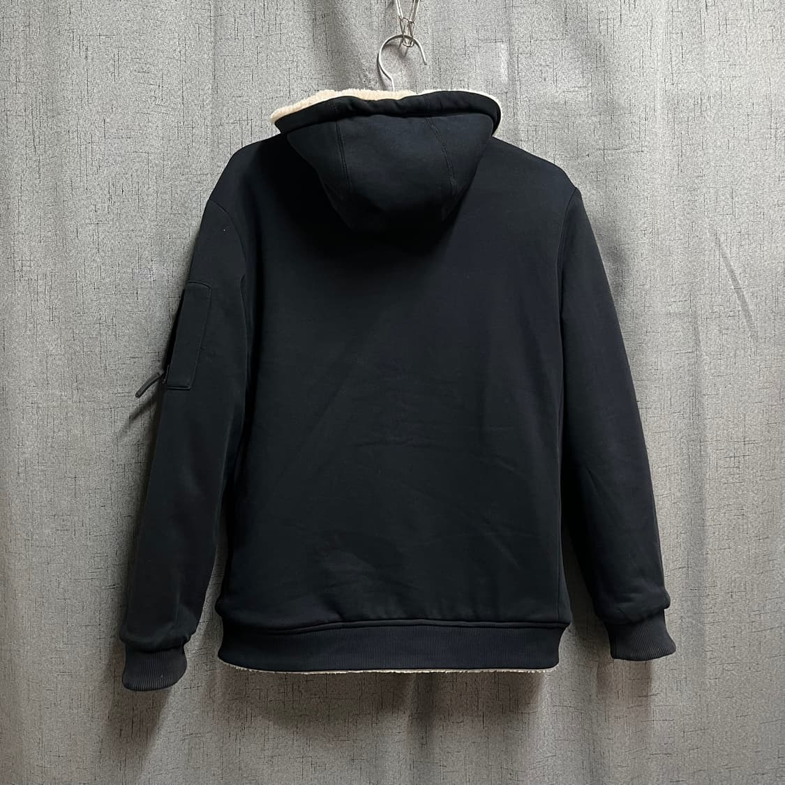 S 뉴발란스 양털 후리스 리시버블 후드집업 상품이미지4