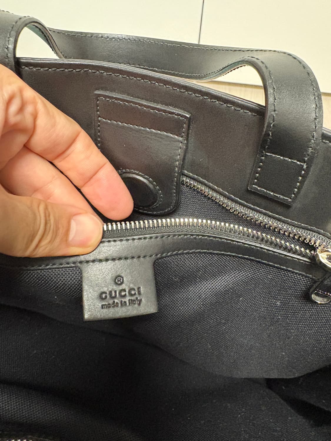 구찌 수프림 토트백 블랙 상품이미지6