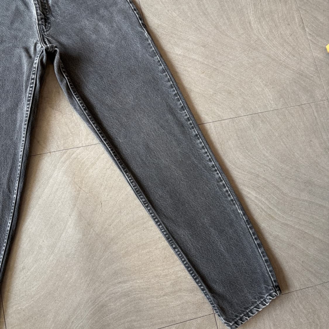 94년 미국 생산 리바이스 550데님 오렌지탭 블랙 팬츠 상품이미지3
