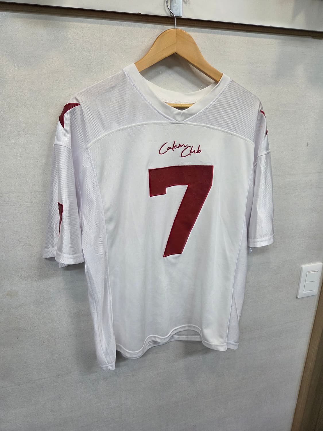 빈티지 calem club 가죽로고 져지 반팔 xl 상품이미지6