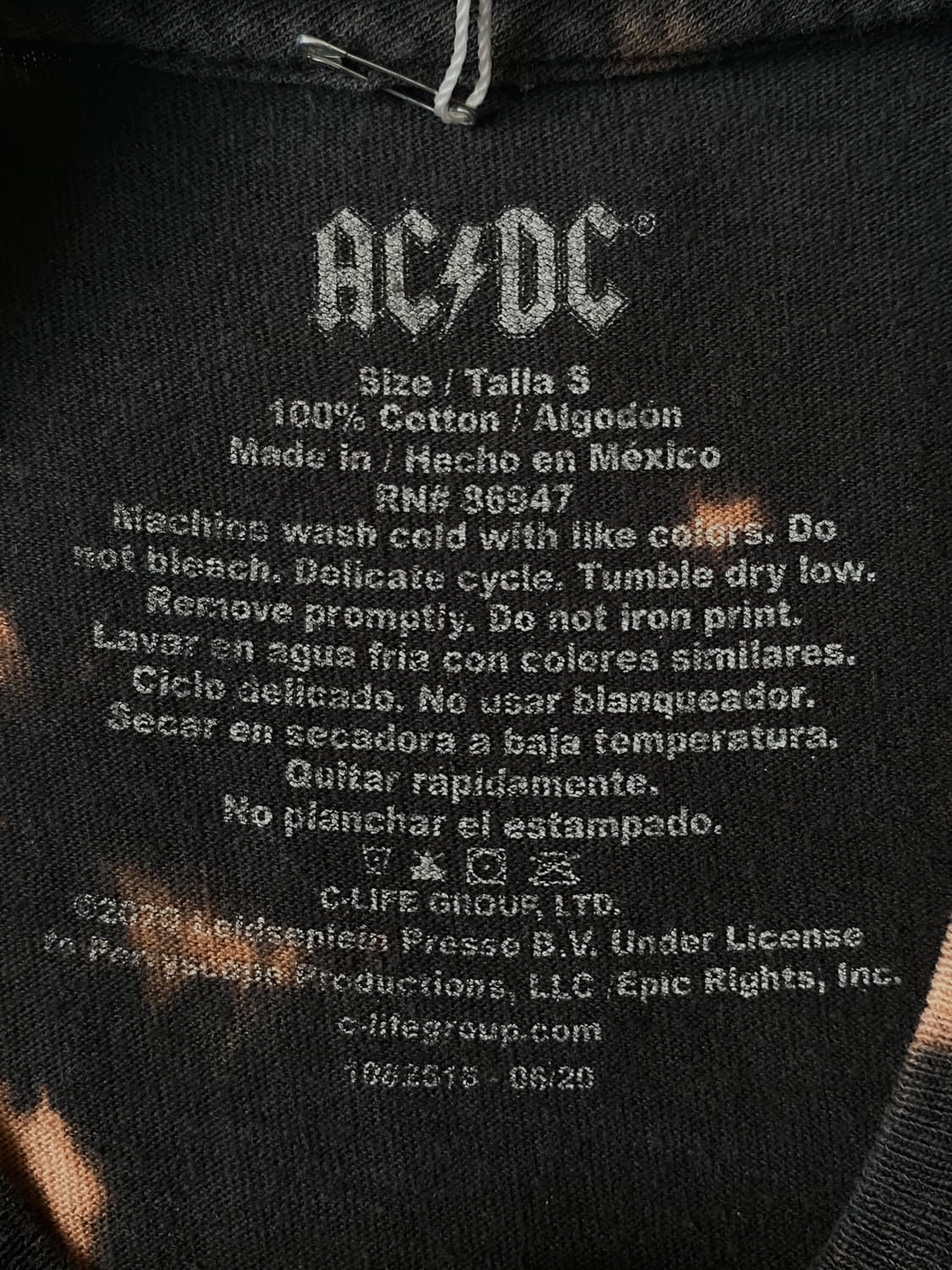 ACDC 반팔 티셔츠 (Man S) AB1292 상품이미지6