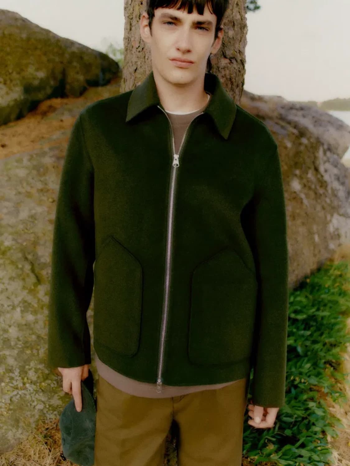 [Last Sale][아르켓] 쇼트 더블페이스 울 자켓 상품이미지1