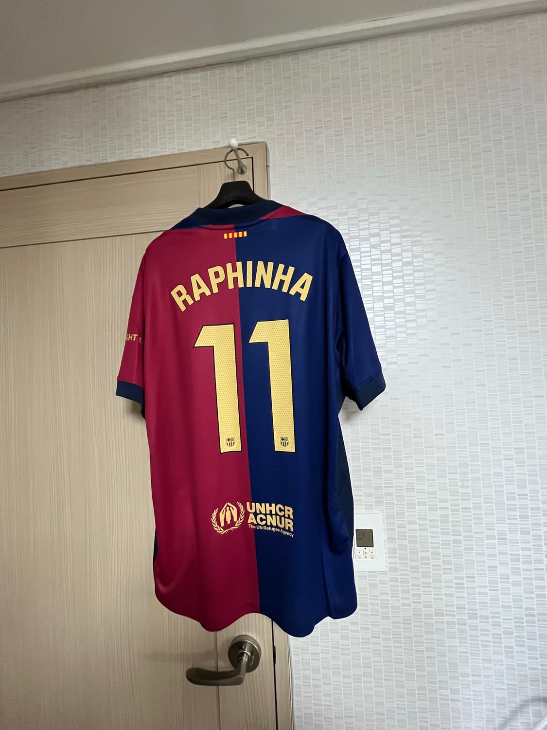 [XL] 바르셀로나 24-25 홈 유니폼 하피냐 마킹 상품이미지2