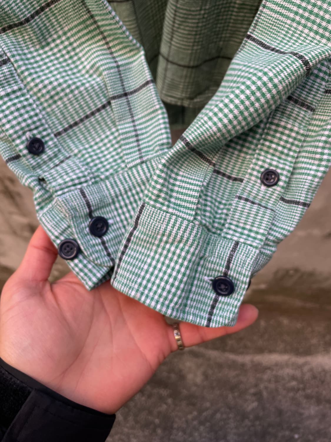 Supreme Green Flannel Check Shirt 상품이미지8