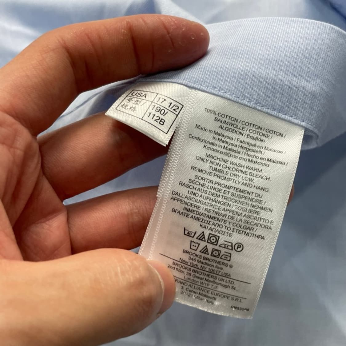 105 브룩스브라더스 옥스포드 셔츠  상품이미지4