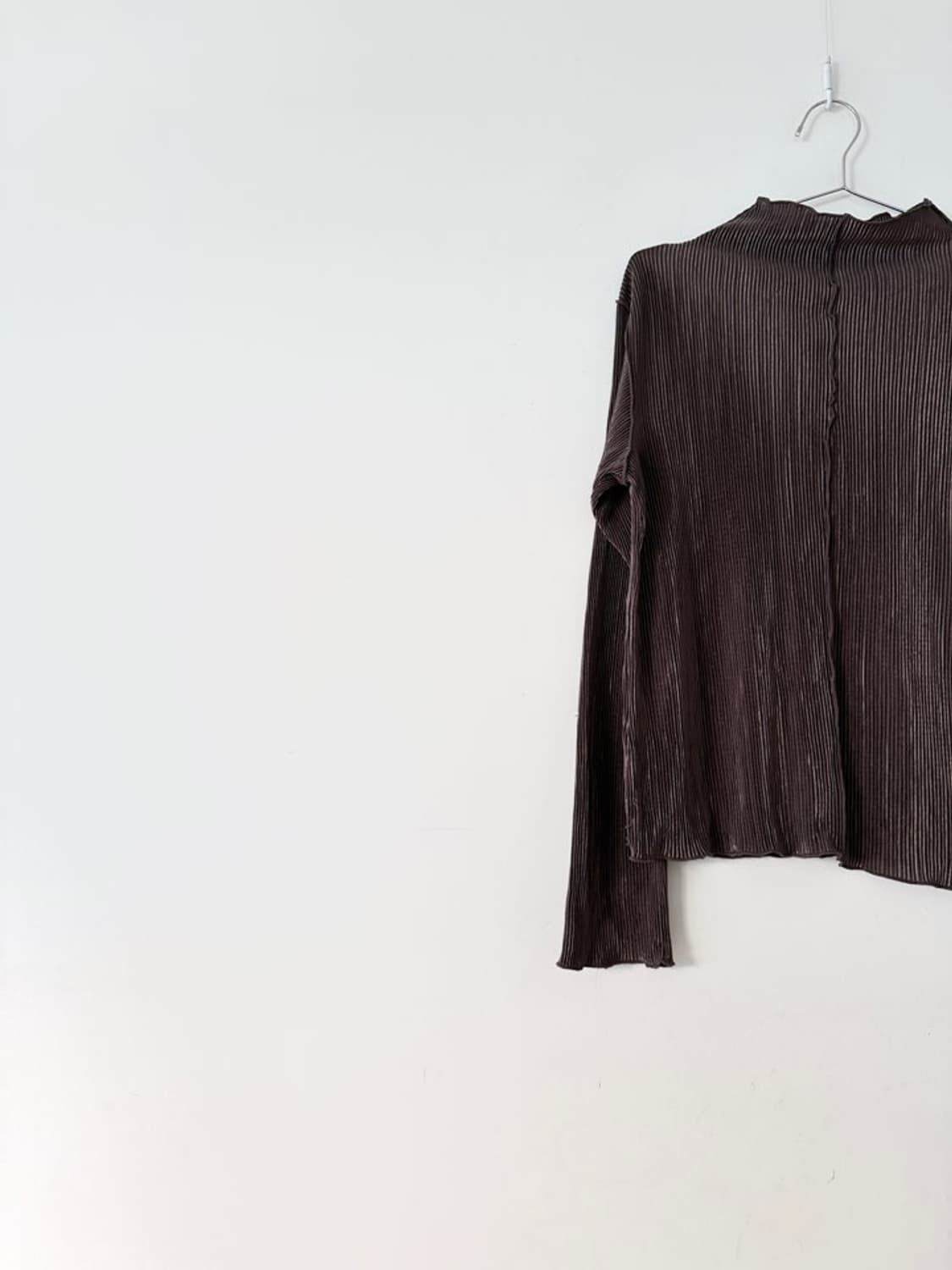 Glossy ribbed basic sleeveless  상품이미지2