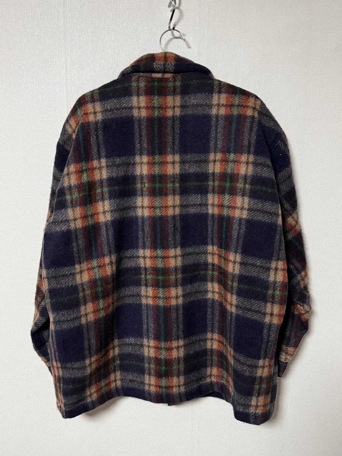 XENON MEN 빈티지 체크 울 쉐르파 자켓 상품이미지3