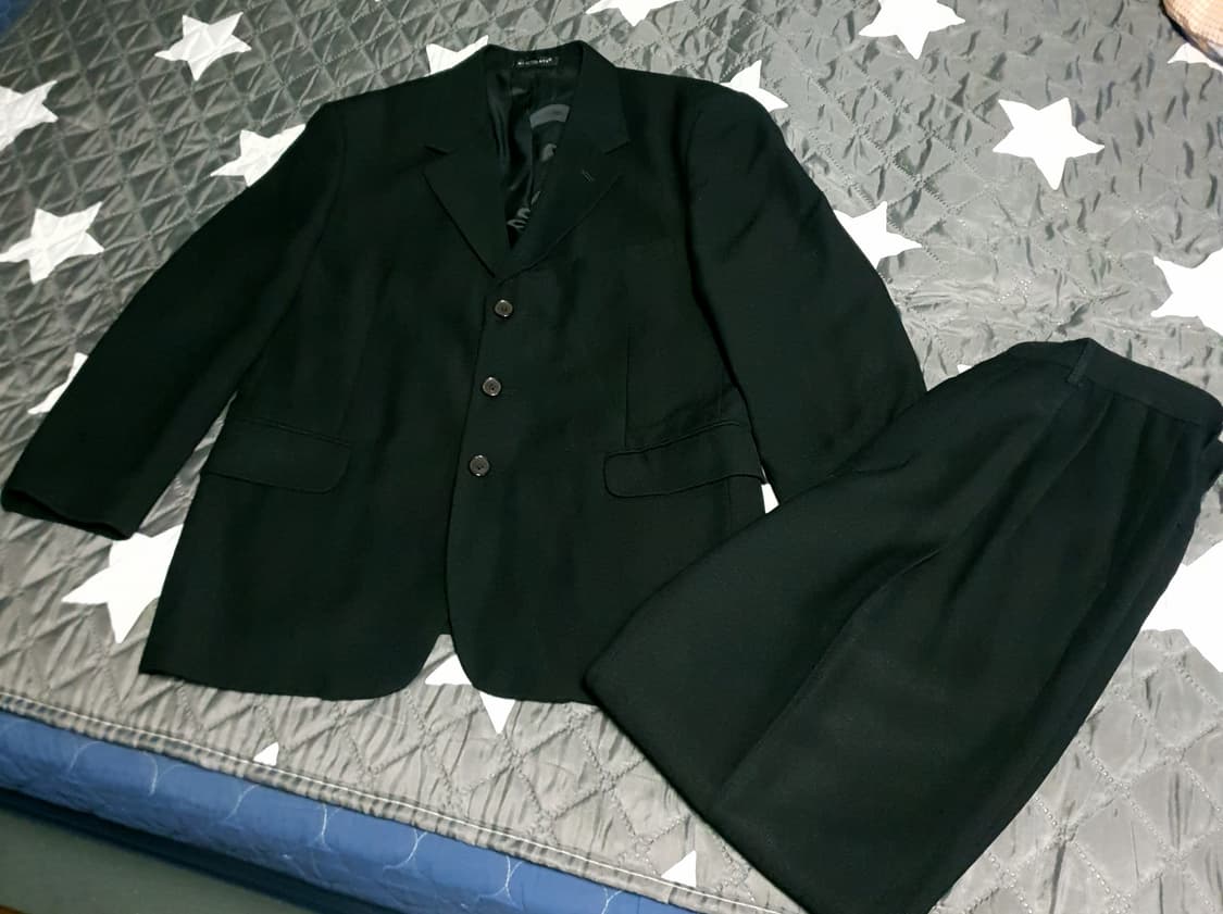 BIG GATE 춘추 캐주얼 수트 셋업 블랙 (M) 상품이미지1