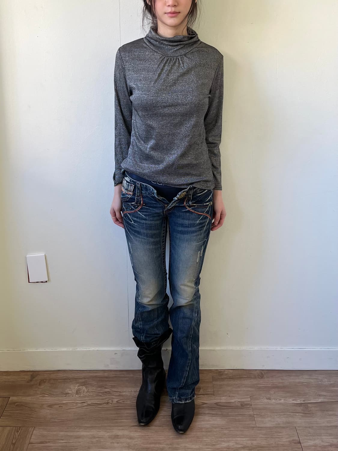 STUDIO R.P 로우라이즈 데님 팬츠 상품이미지9