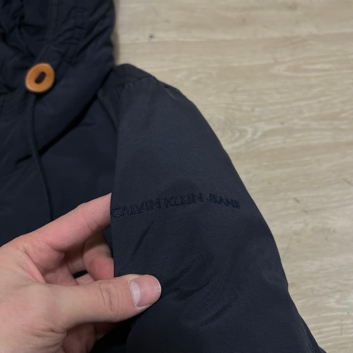 캘빈클라인 진스 덕다운 후드 파카 야상패딩 점퍼 [네이비] L/100 상품이미지4