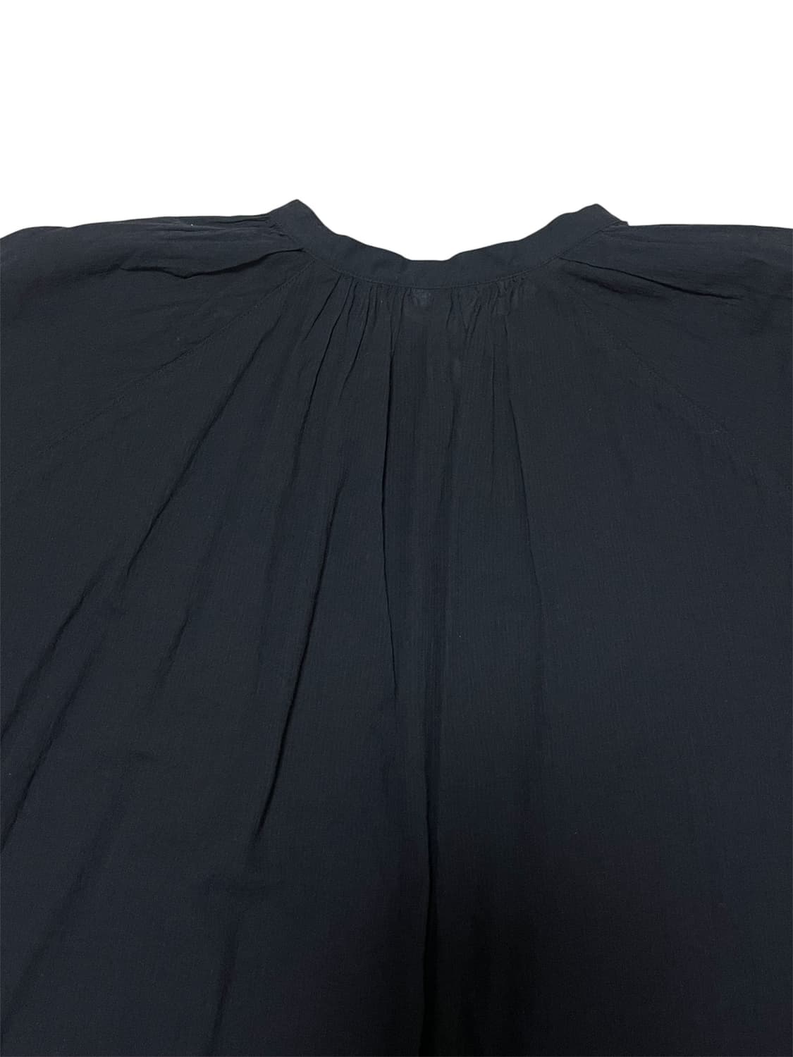Muji Cotton Linen Stand Collar Blouse 상품이미지5