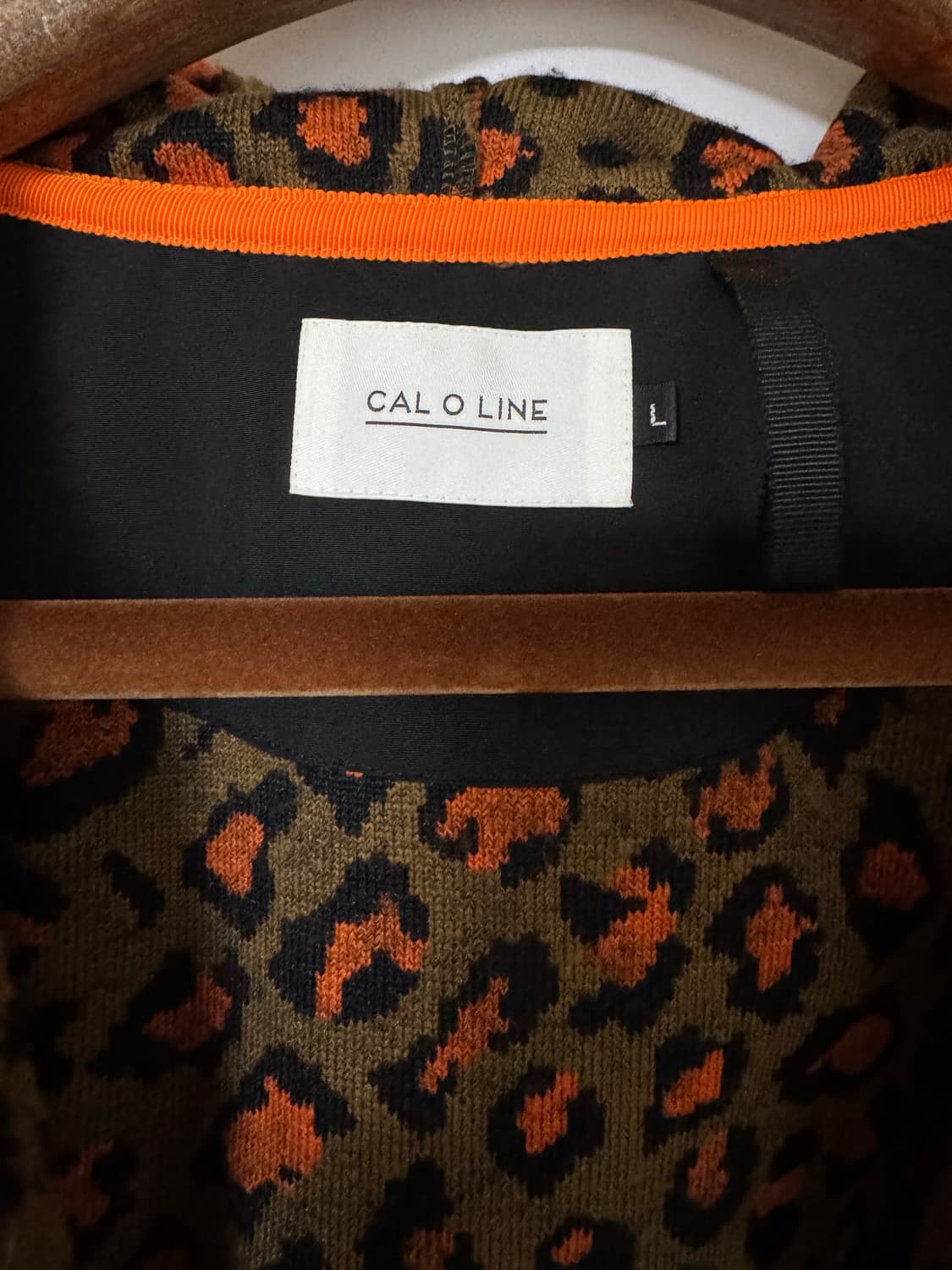 CAL O LINE 레오파드 후리스 코트 상품이미지4