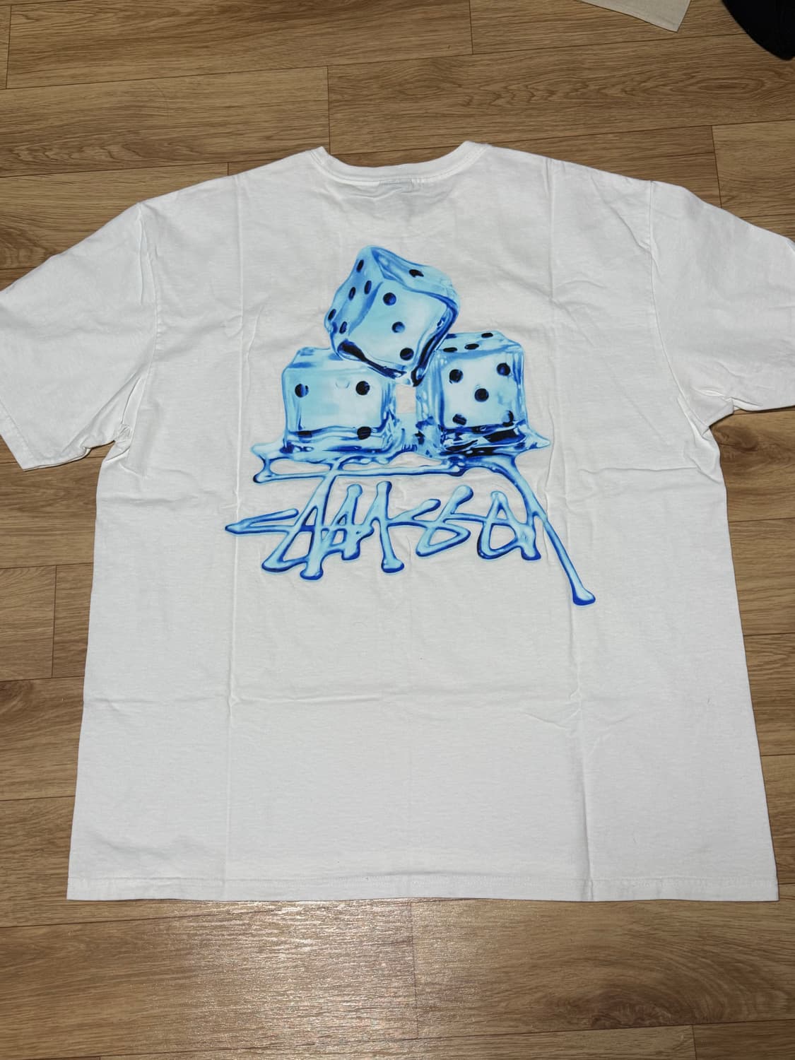 스투시 멜티드 티셔츠 화이트 XL 상품이미지3