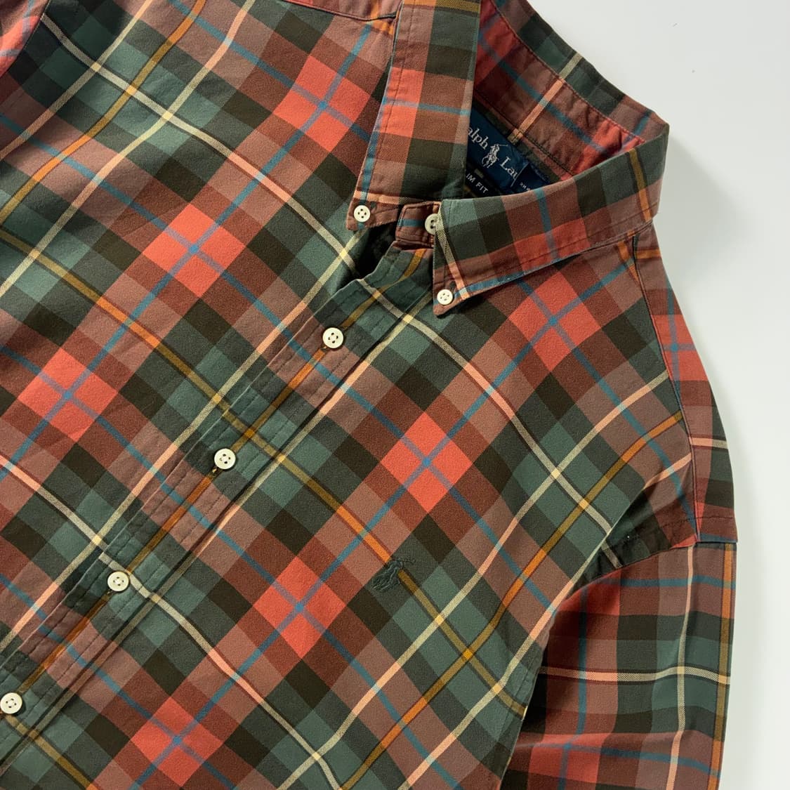 Polo  폴로 랄프로렌 자수 코튼 타탄체크 셔츠  상품이미지3