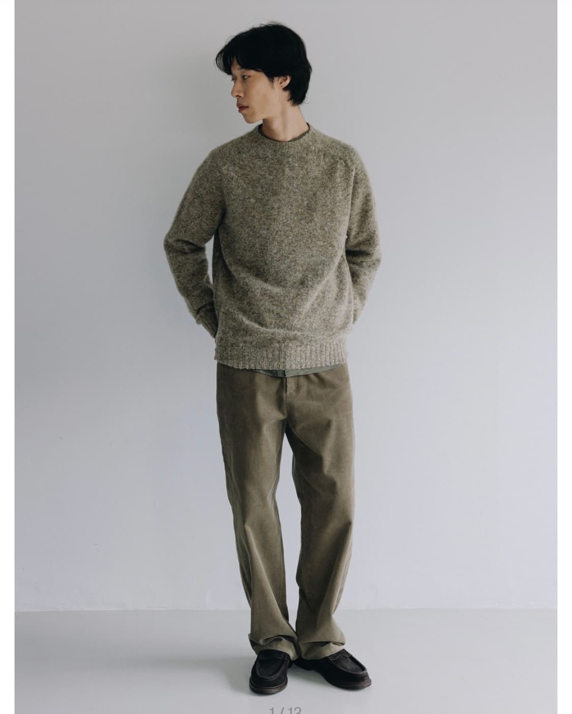 [1]블랭크룸 25FW 코듀로이 팬츠 우드베이지 상품이미지1