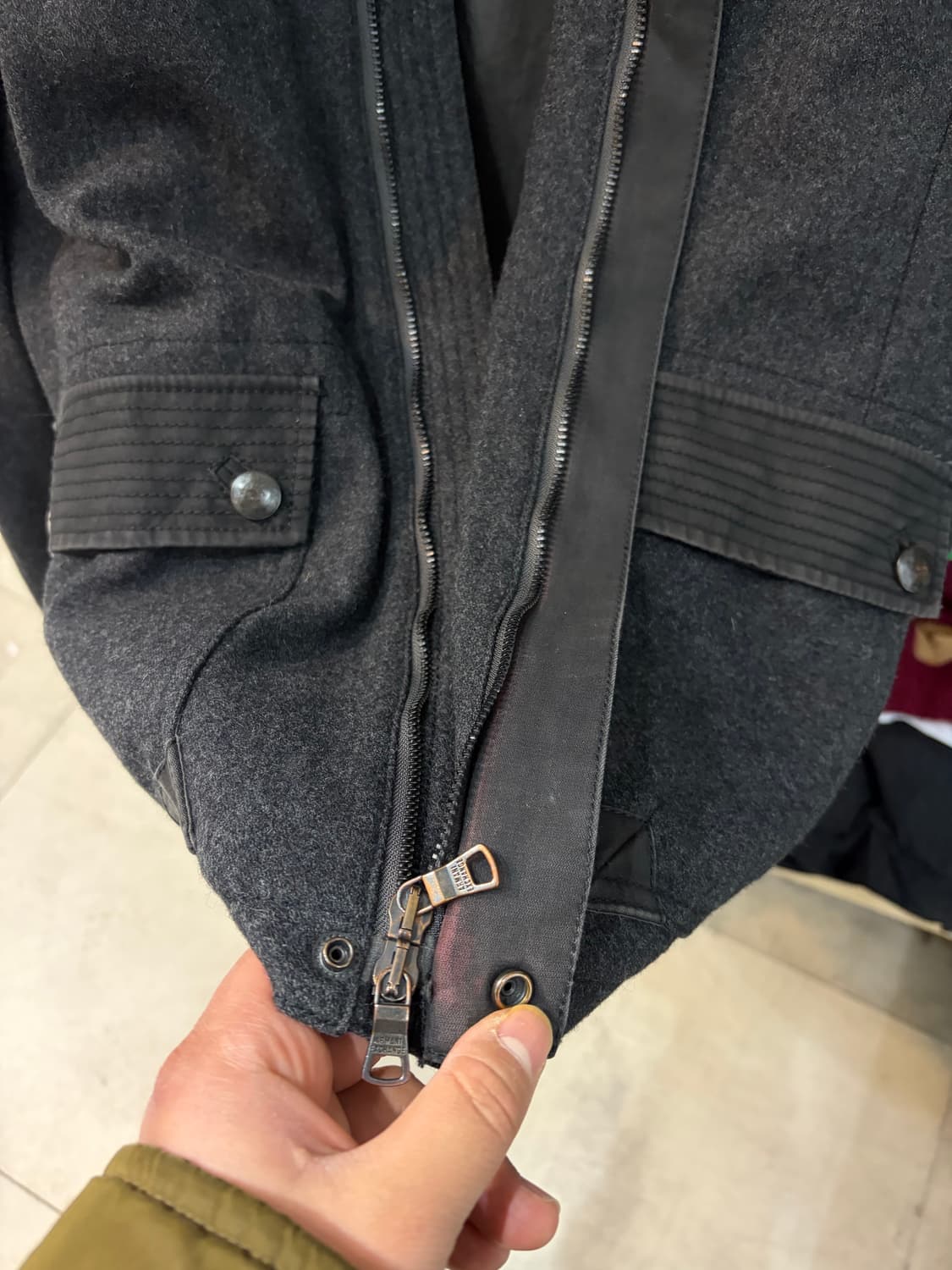 아르마니 익스체인지 밀리터리 울 자켓 상품이미지10