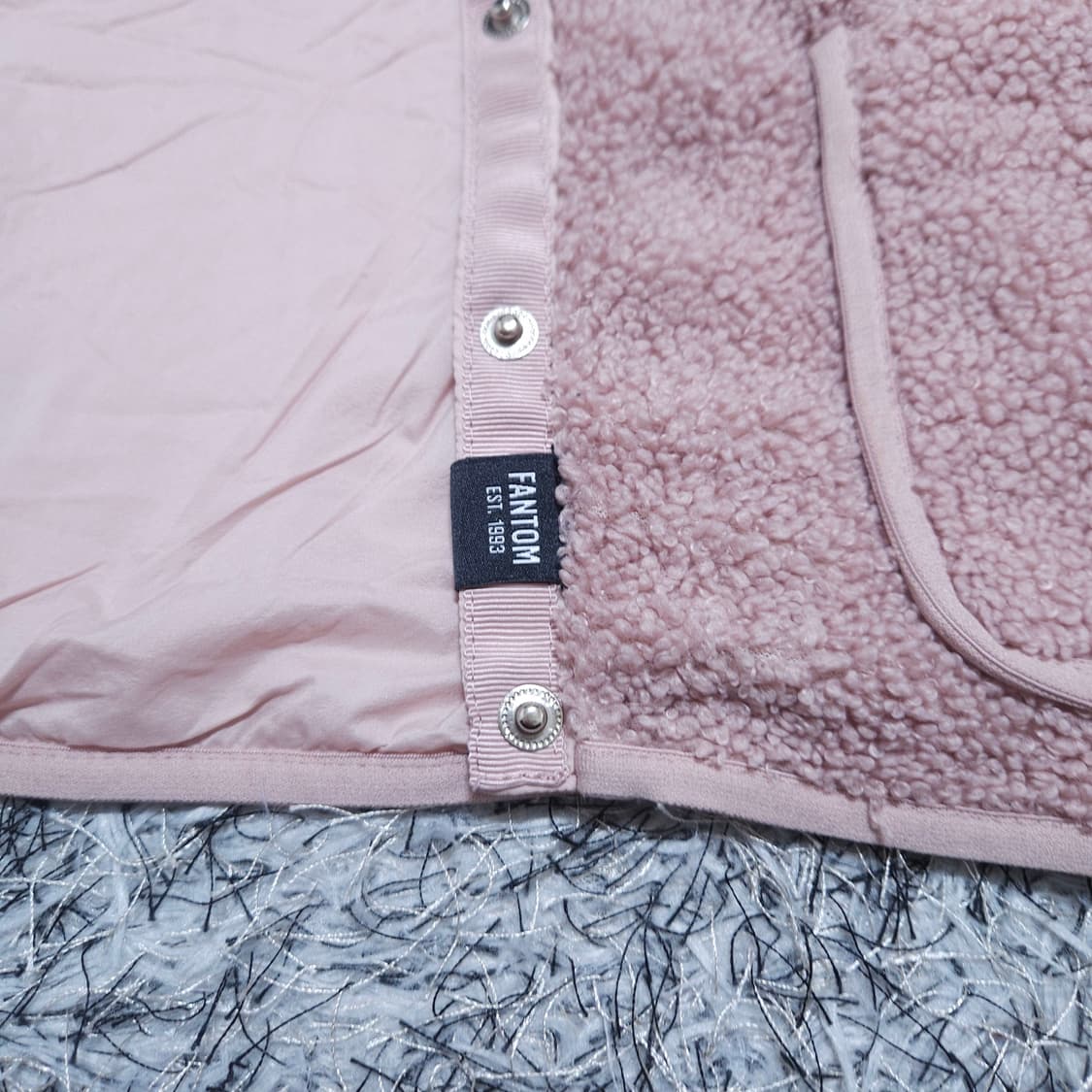 팬텀골프)90 여자 분홍 뽀글이조끼 방풍조끼 / 왕눈이샵 상품이미지5