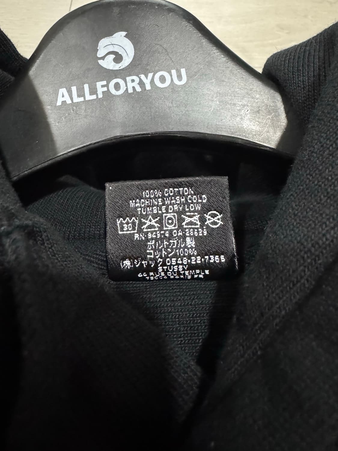 [L] 스투시 x 아워레가시 워크샵 피그먼트 후드티 상품이미지5