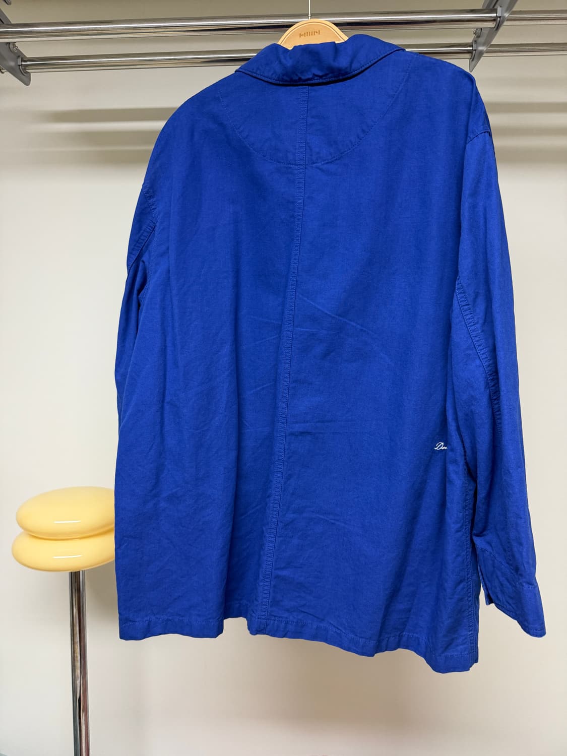 던스트 린넨 하프 자켓 블루 L 상품이미지2