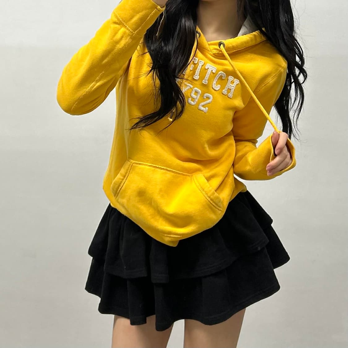 아베크롬비 y2k 여리핏 스웨트셔츠 후드티(L) 상품이미지1