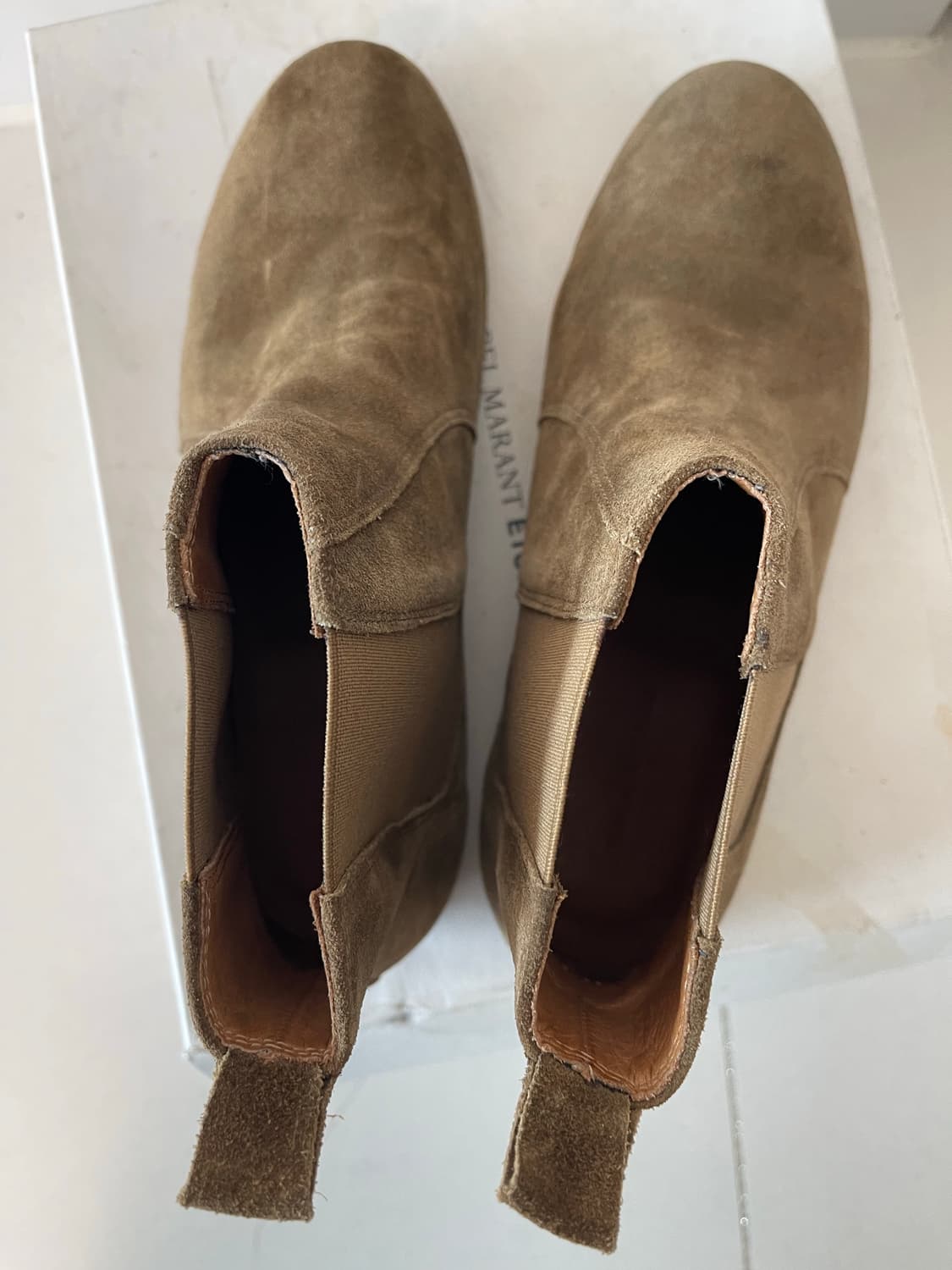 이자벨마랑 에뚜왈 DEWAR 스웨이드 앵클 부츠 38 상품이미지4