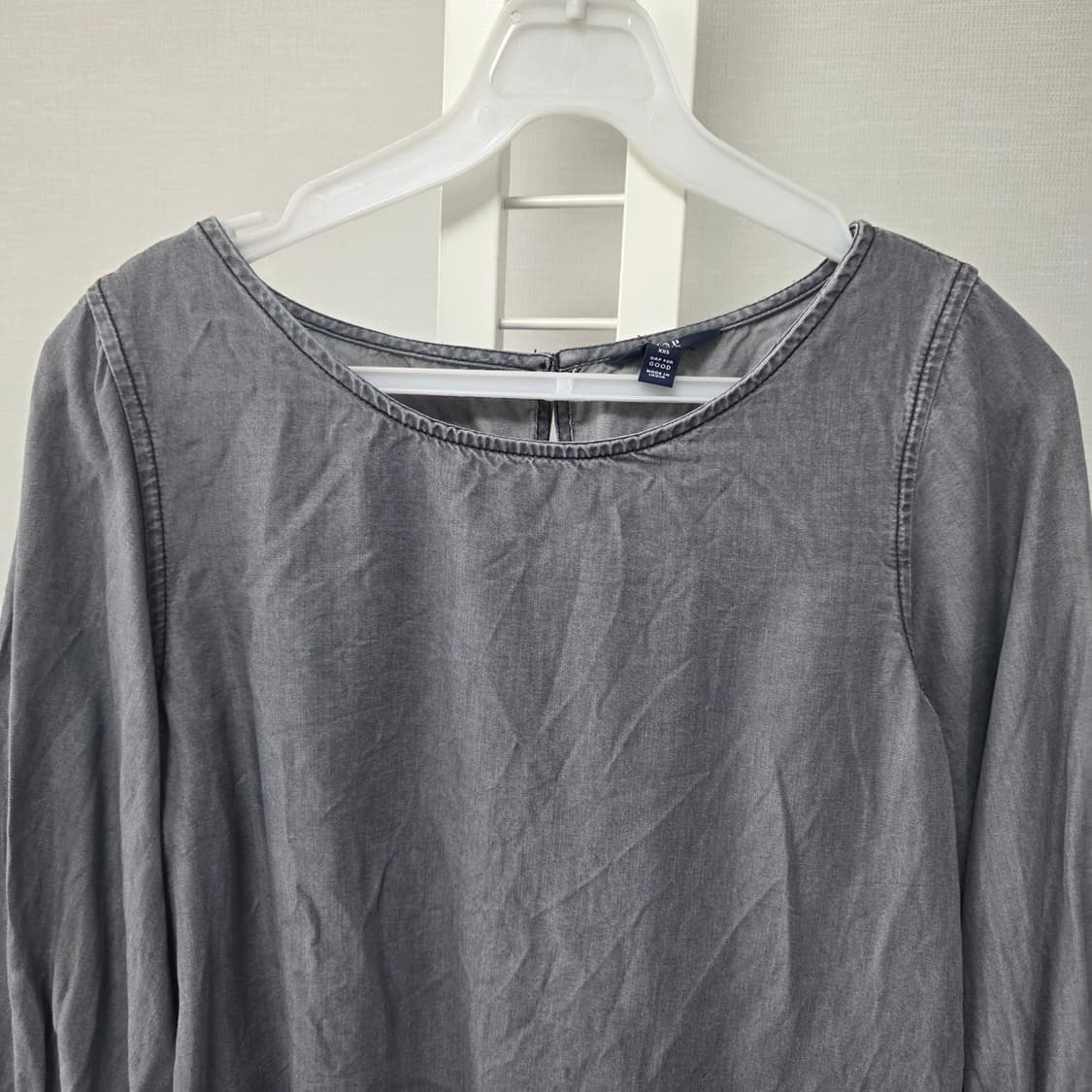 GAP 데님 플레어 소매 블라우스 상품이미지2