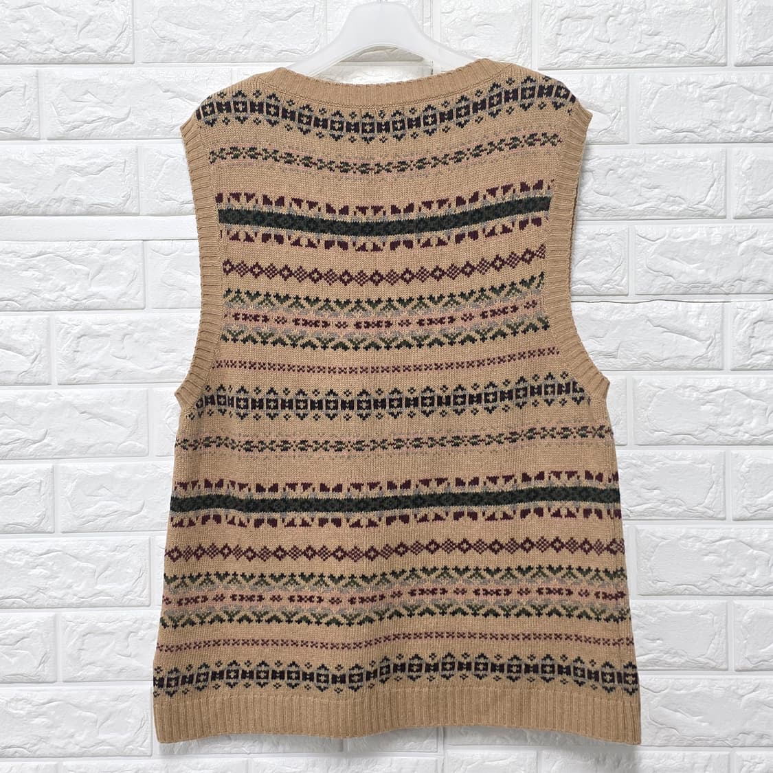 택포_ 마시모두띠 에스닉 니트 조끼 M 상품이미지4