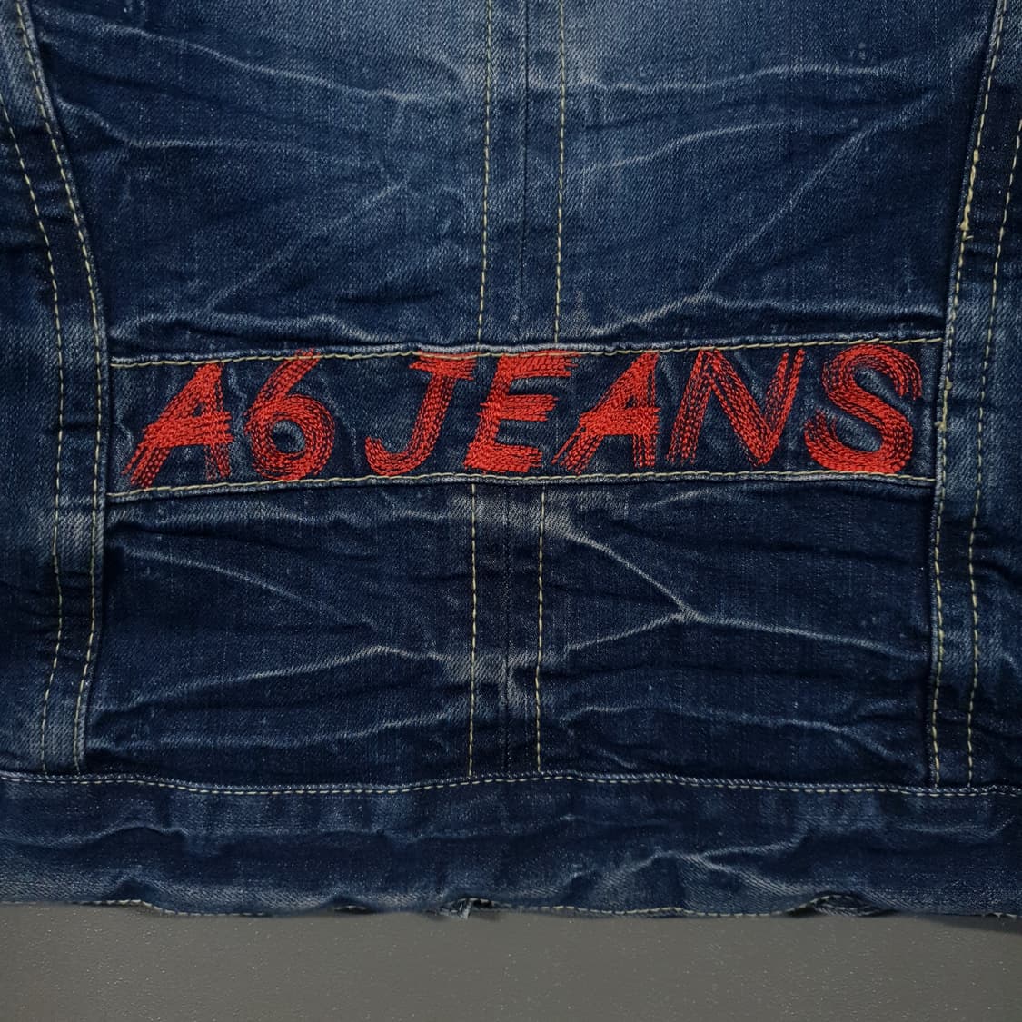 여성 M (55) A6 진스 워싱 데님 후드 트러커 자켓 인디고 상품이미지2