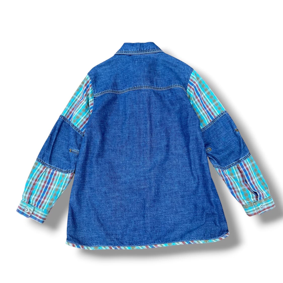 Oilily 오일릴리 체크배색 데님자켓 상품이미지2