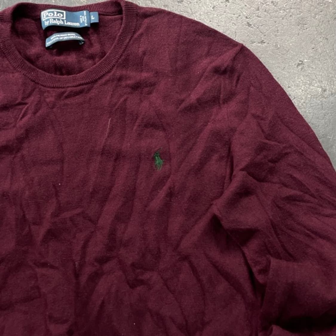 100 폴로 메리노울 니트  상품이미지2