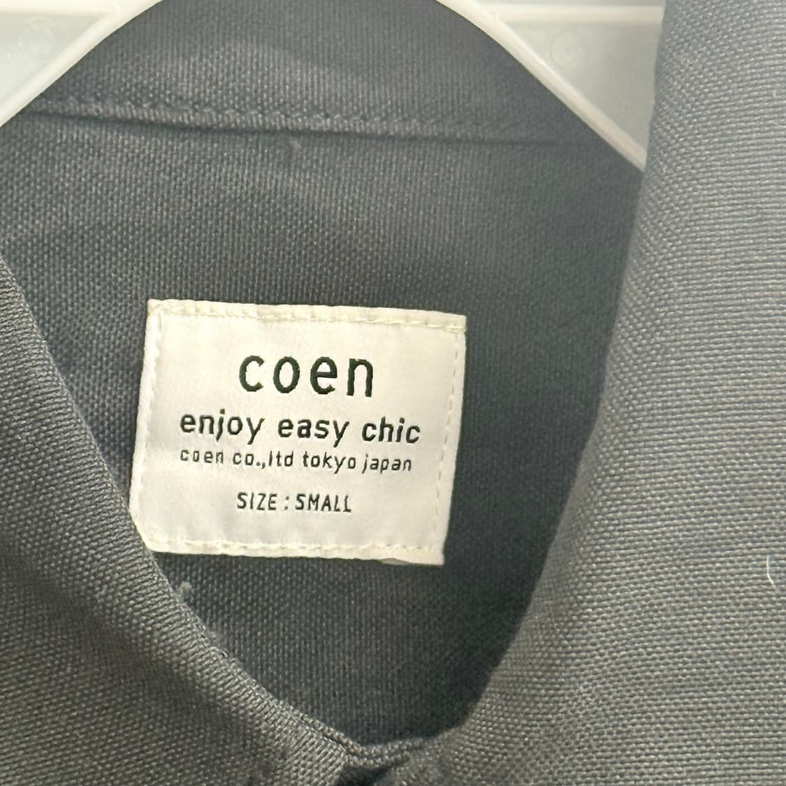 Coen 코엔 japan 미니멀 오버핏 블랙 셔츠 S 상품이미지2
