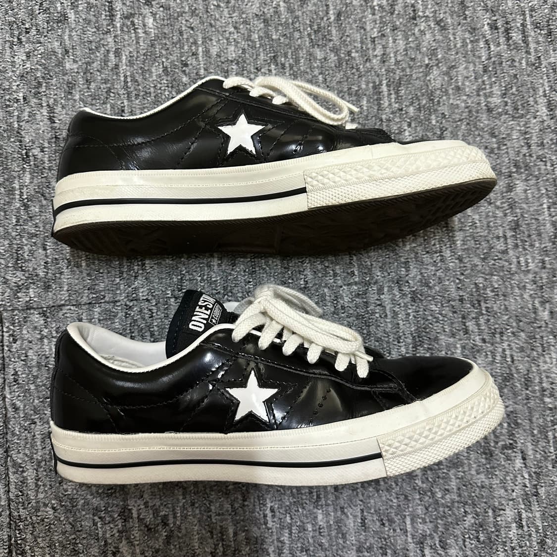 컨버스 원스타 로우 한별 블랙 230사이즈 상품이미지3
