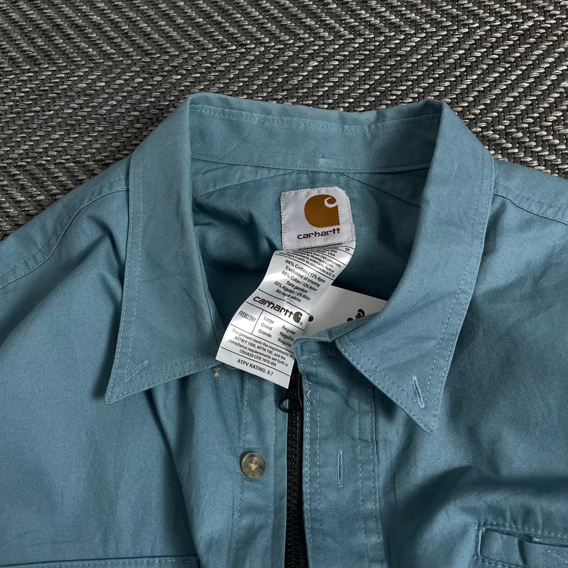 칼하트 크롭 리메이크 투웨이 셔츠 자켓o 3003 상품이미지4