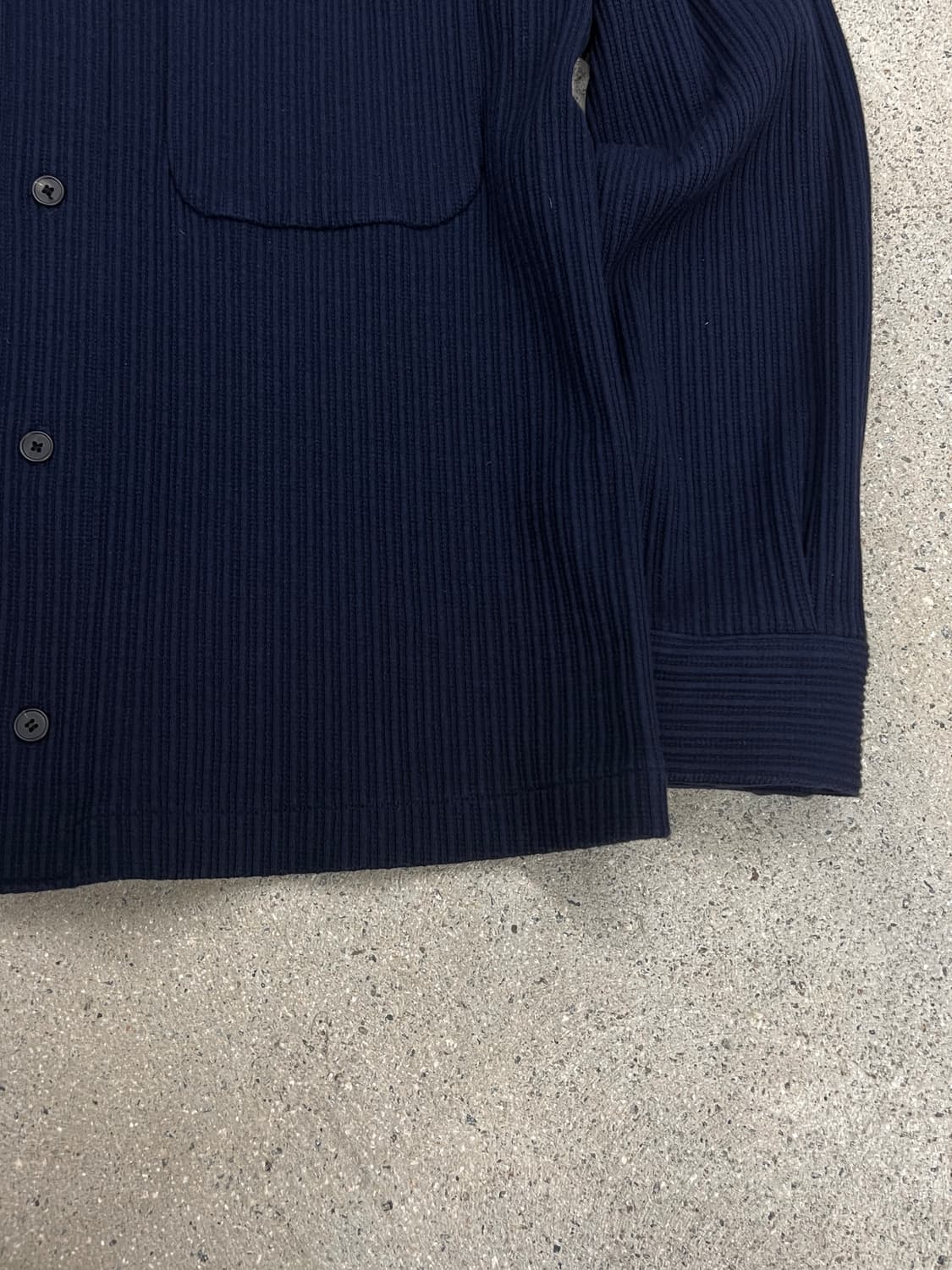 타임 옴므 플리츠 셔츠 자켓 상품이미지7