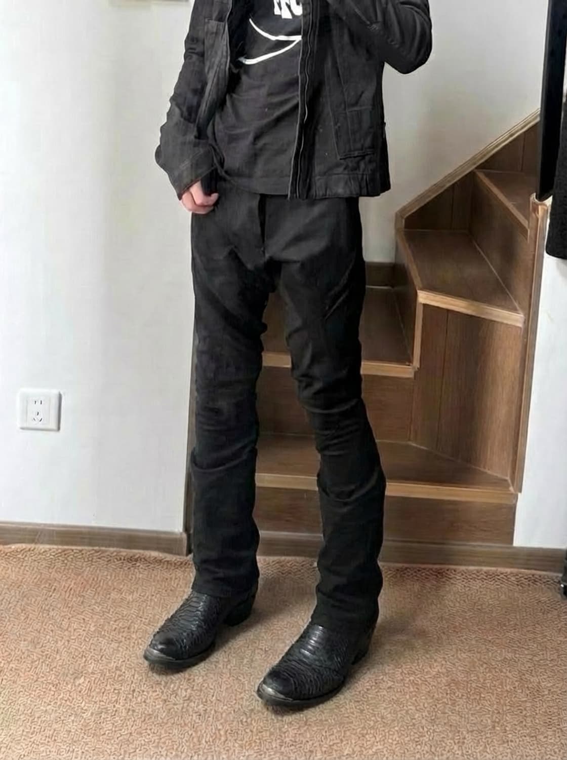 토니리마 뱀피 메탈찡 웨스턴부츠 상품이미지2