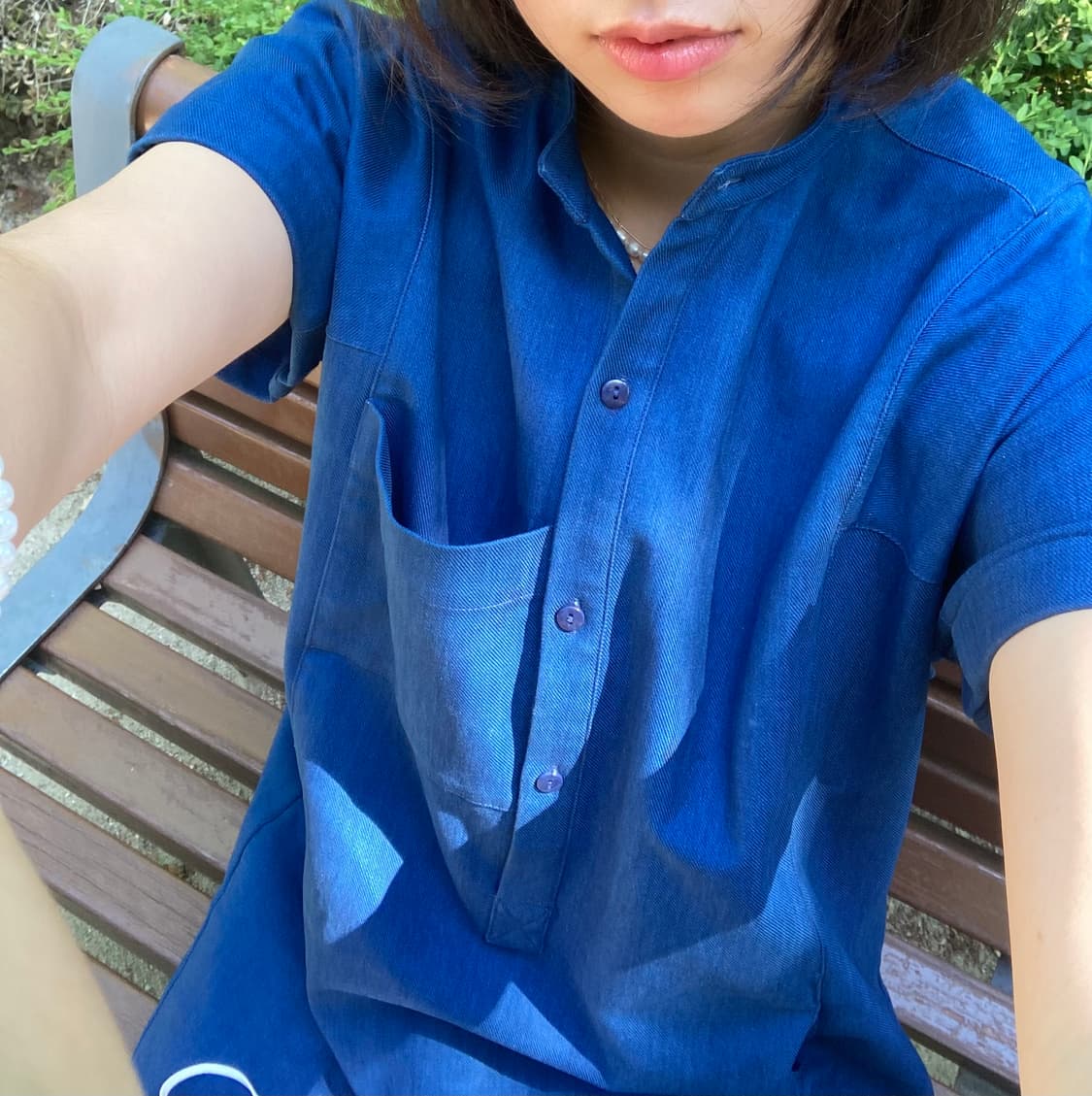 아페쎄 데님 미디 원피스 36 상품이미지3