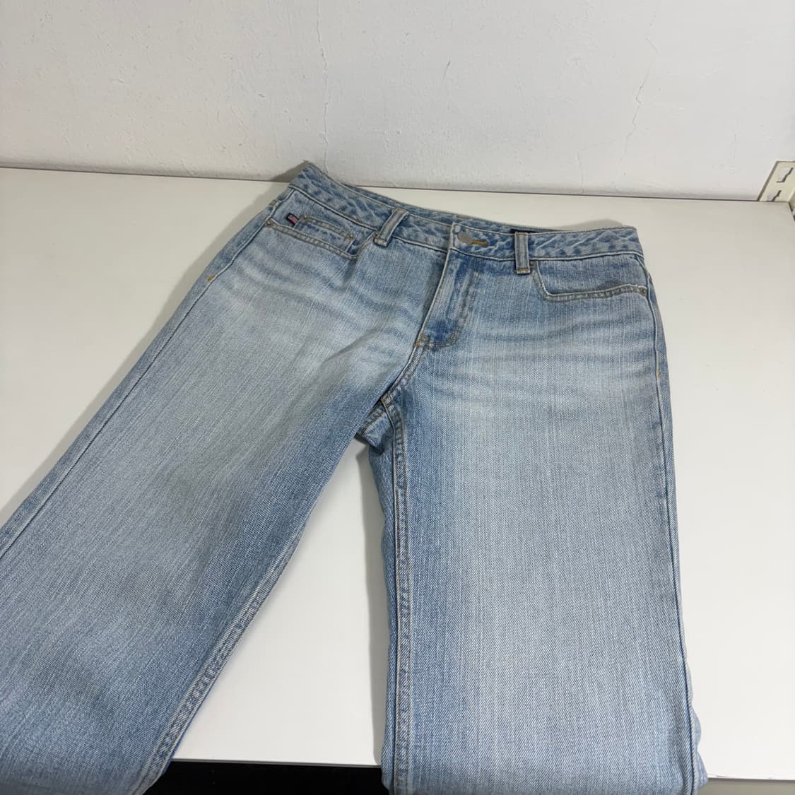 우먼L 폴로진스 랄프로렌 일자핏 라이트워싱 데님팬츠 상품이미지3