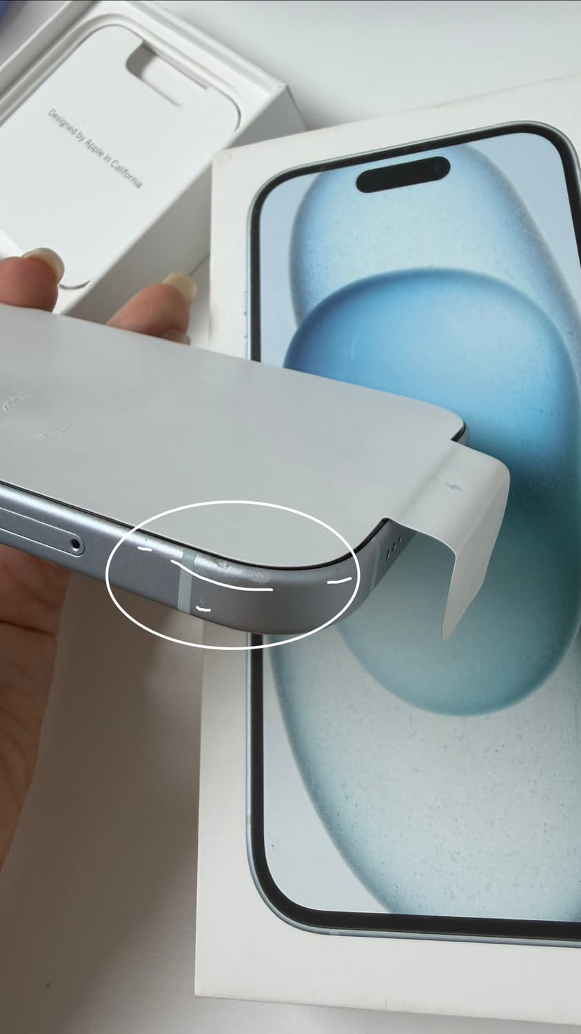 애케플 11월까지) 아이폰15 256gb 블루 상품이미지10