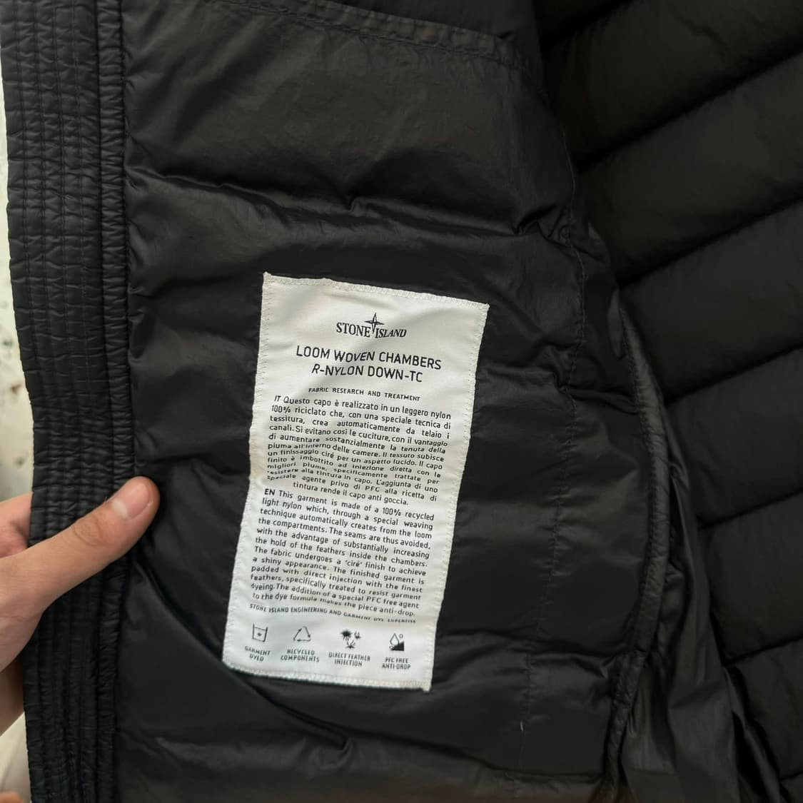 스톤아일랜드 룸우븐 블랙 라지사이즈 상품이미지3