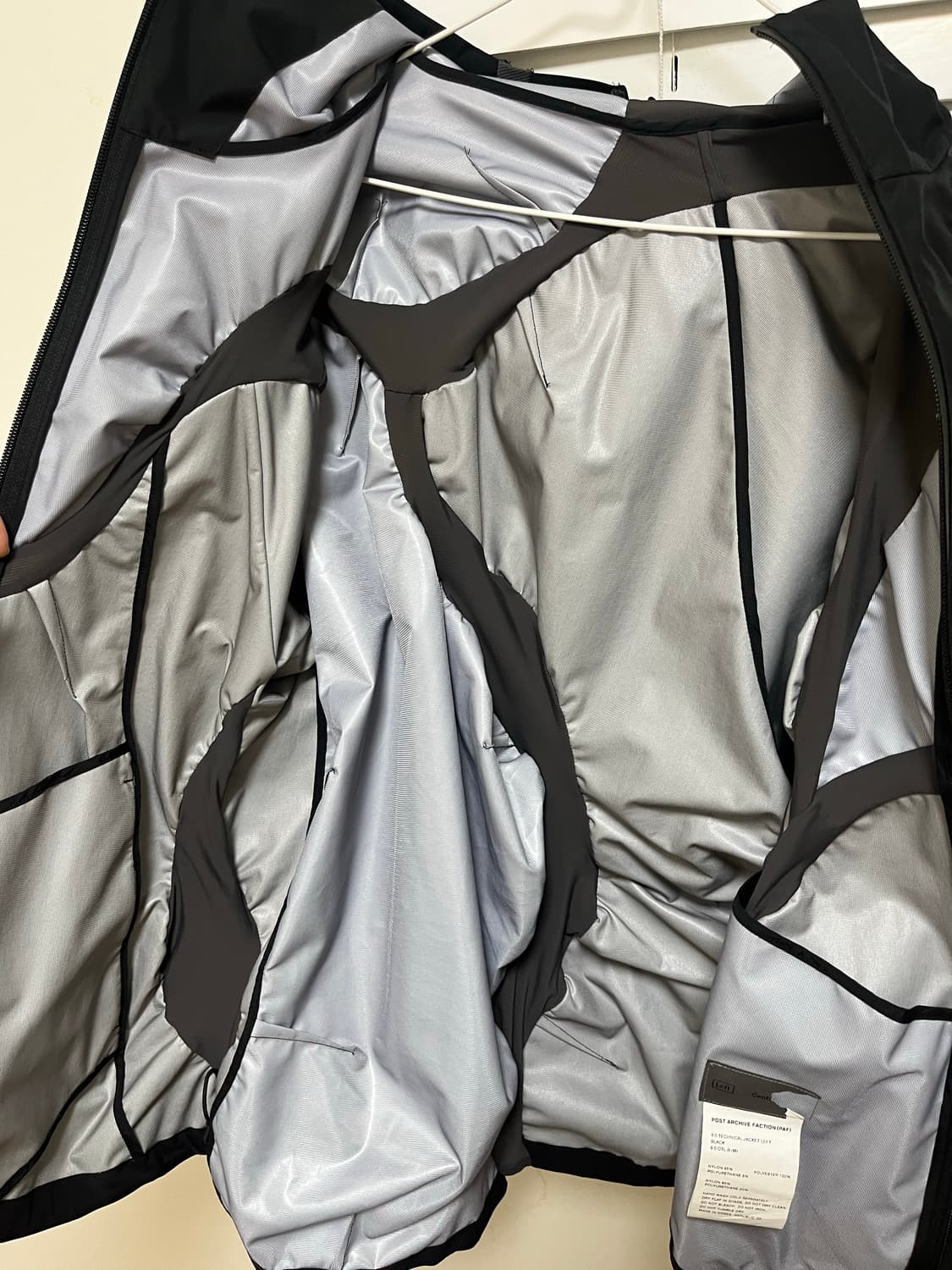 포스트 아카이브 팩션 6.0 테크니컬 자켓 블랙 M 상품이미지7