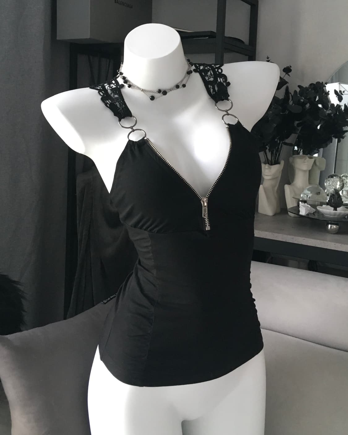 ༒ Butterfly back sleeveless 상품이미지2