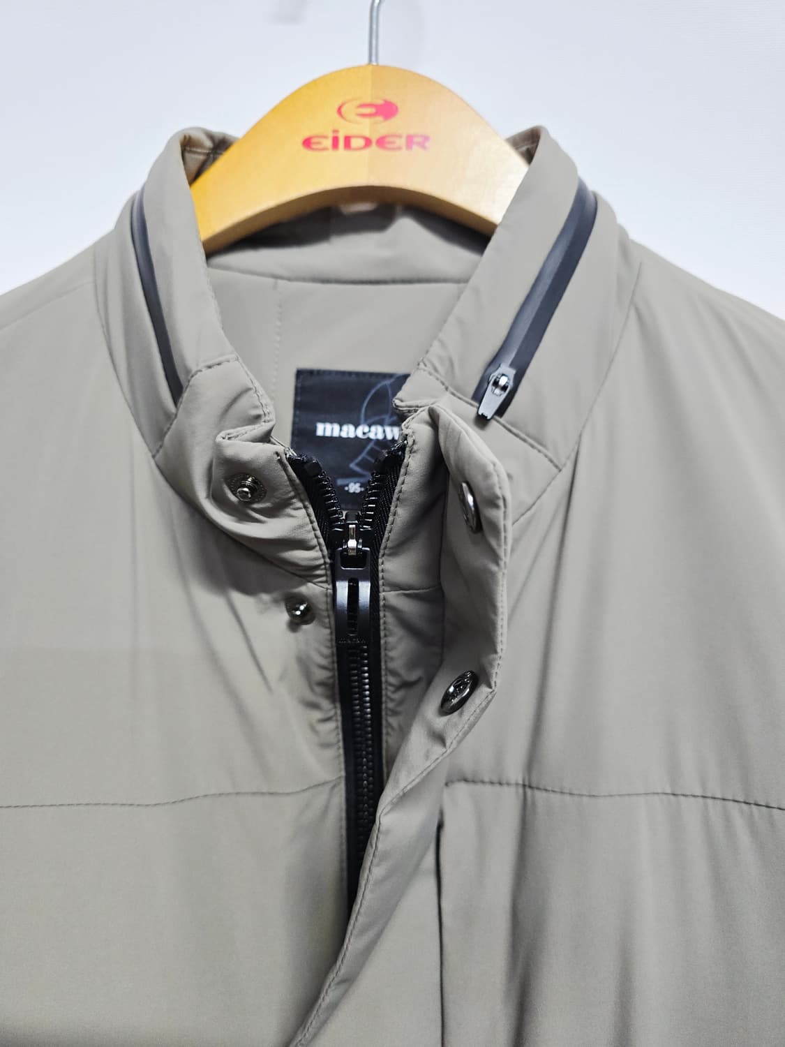 macaw 남성 카키색 야상 점퍼 상품이미지2