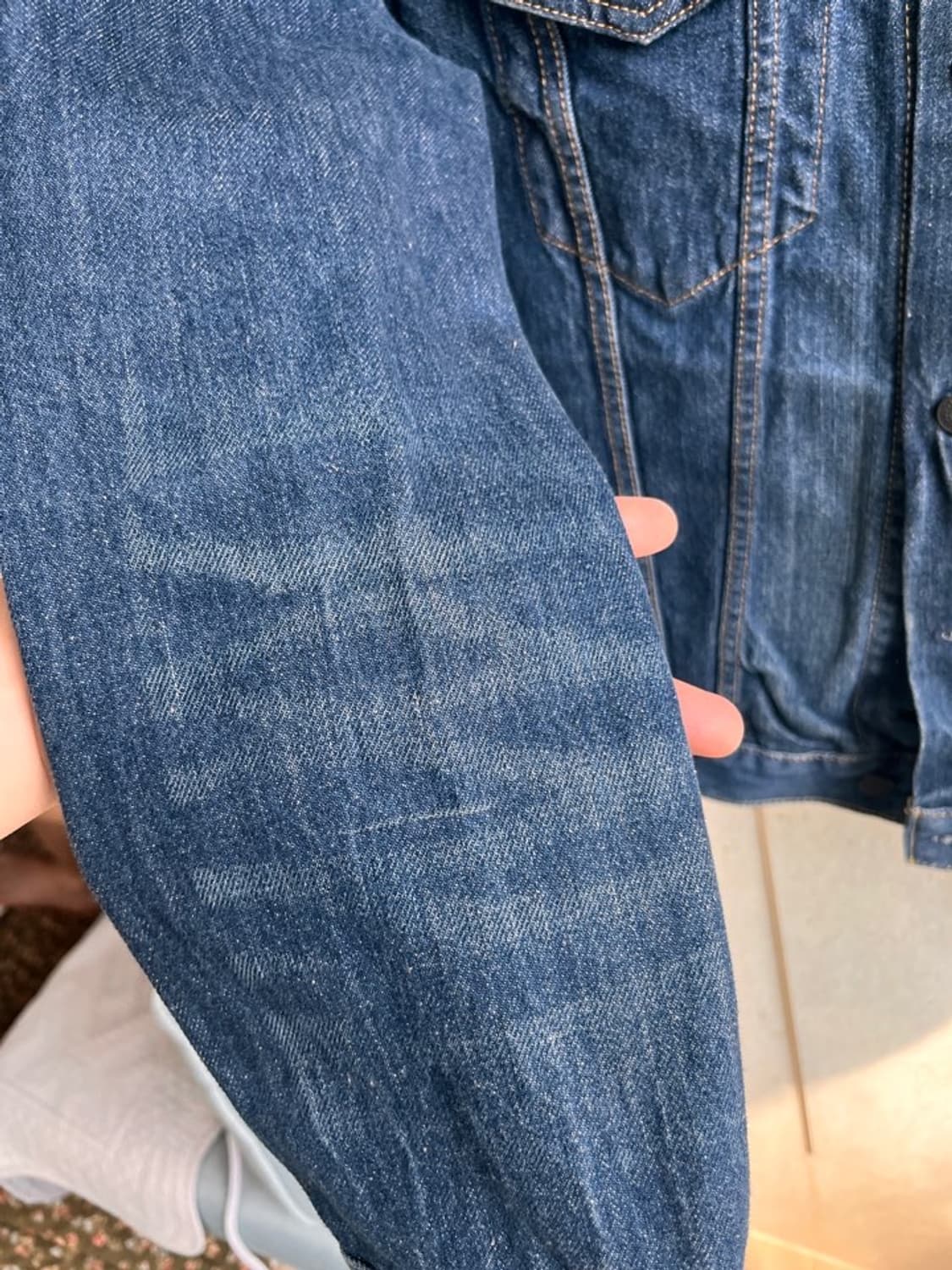 리바이스 데님포켓 청자켓(M) 상품이미지8